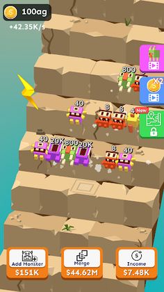 Rolling Monsters Merge - Screenshot 2