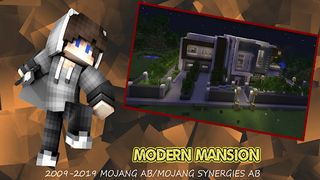 Map Modern Mansion: MCPE House - Screenshot 3