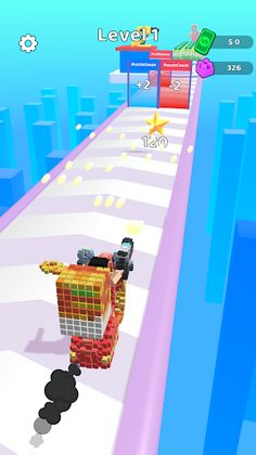 Pixels Man Run - Screenshot 1