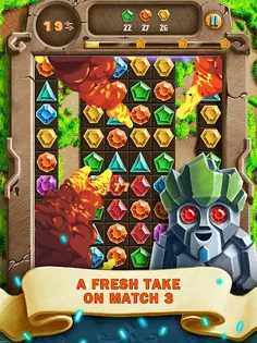 Doodle Jewels Match 3 - Screenshot 1