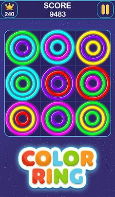 Color Rings - Match 3 Games - Screenshot 1