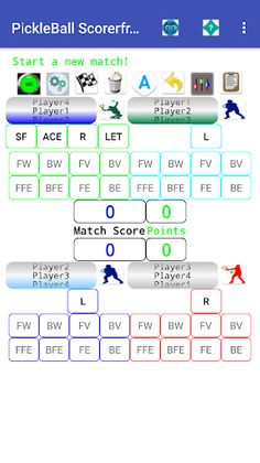 PickleBall Match Scorer - Screenshot 1