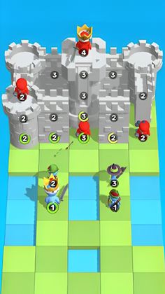 Idle Castle War- Merge Warrior - Screenshot 1