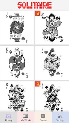 Solitaire Pixel Art - Screenshot 1