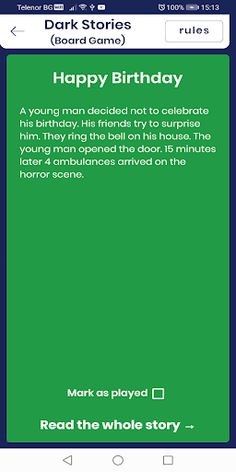 Dark Stories (Board Game) - Screenshot 3