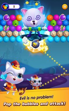 Bubble Shooter: Cat Island - Screenshot 1
