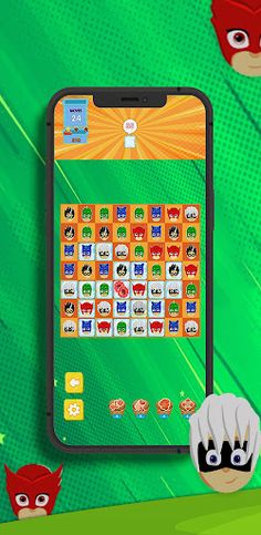 PJ: Match Super Heroes Masks - Screenshot 1