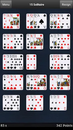 15 Solitaire - Screenshot 4
