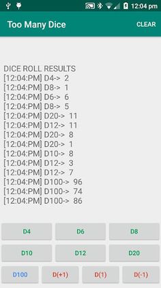 Balanced Dice Roller - Screenshot 2
