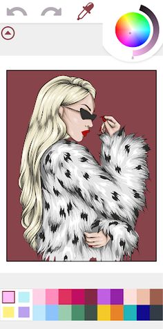 Fashion Color Book Style Games - Screenshot 2