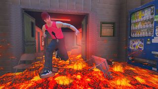 Baldies basics lava runner sim - Screenshot 3