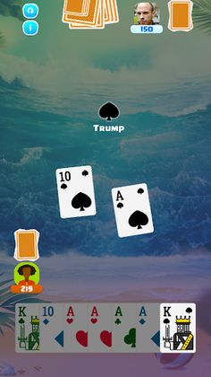 Pinochle Card Game - Screenshot 2