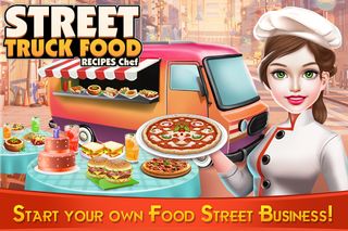 Street Truck Food Recipes Chef - Screenshot 1