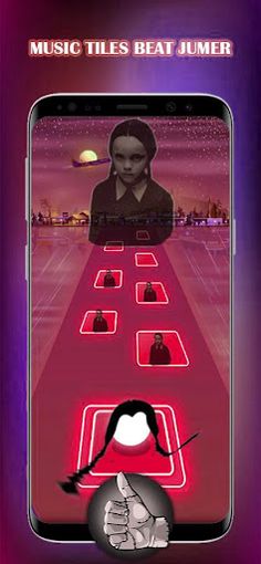 Wednesday Addams - Tiles Hop - Screenshot 3