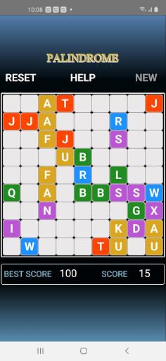 Lines 98 - Palindrome 5 Letter - Screenshot 1