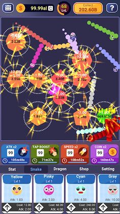 Idle Snakes - io games - Screenshot 1