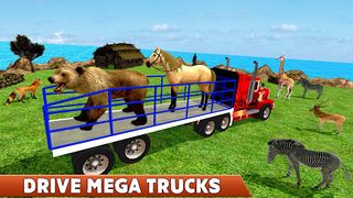 3D Wild Animal Transport Truck - Screenshot 3