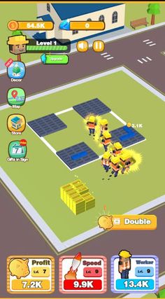 Idle city Building tycoon - Screenshot 3