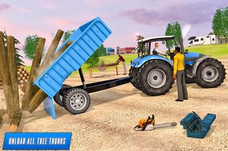 Tractor trolley :Tractor Games - Screenshot 2