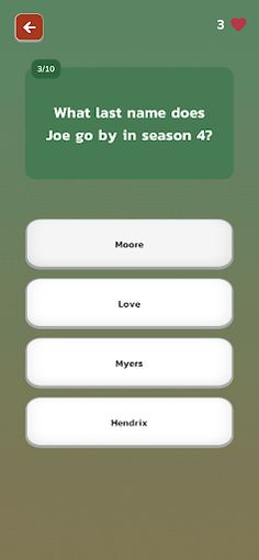 Joe’s Obsession - Trivia Game - Screenshot 2