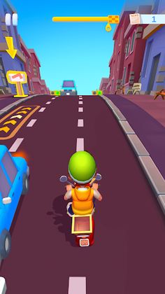 Paper Boy Race: Run & Rush 3D - Screenshot 1