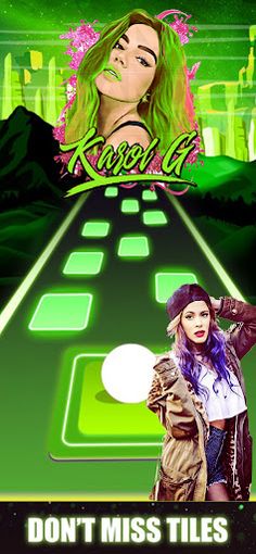 Karol G Música Tiles hop Piano - Screenshot 3