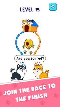 Doge Rush : Draw Home Puzzle - Screenshot 4