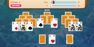 Pyramid Solitaire Game Online - Screenshot 1