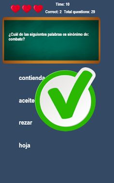 Los Sinónimos Juego Educativo - Screenshot 4