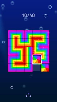 Fill the Rainbow - puzzle game - Screenshot 1