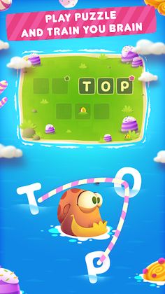 Candy Words - puzzle game - Screenshot 1
