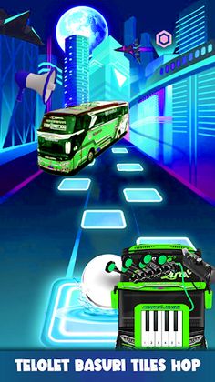 Telolet Basuri - Tiles Hop - Screenshot 1