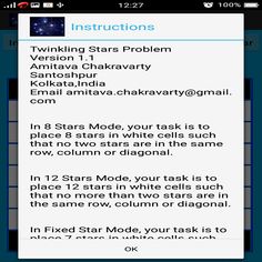 Twinkling Stars Problem - Screenshot 1