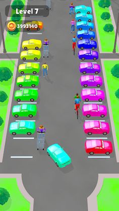 Color Car Park - Screenshot 4