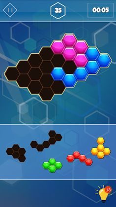 Block Hexagon Puzzle - Screenshot 1