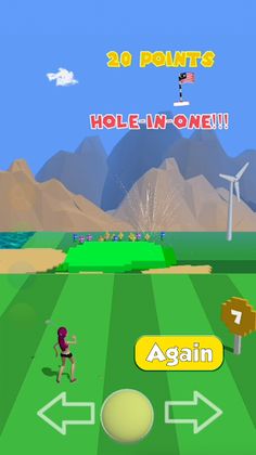 Target Golf: Pixel art game - Screenshot 4
