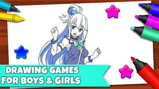 konosuba coloring  book - Screenshot 3