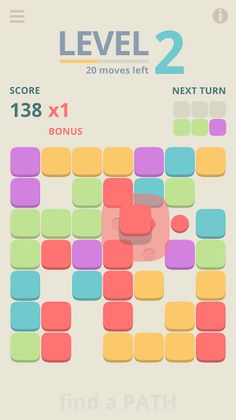 PATH: logic puzzle color block - Screenshot 2
