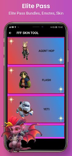 FFF FF Skin Tools Elite Pass - Screenshot 1