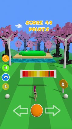 Target Golf: Pixel art game - Screenshot 2