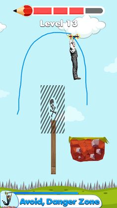 Draw Flights Line Bridge Game - Screenshot 3