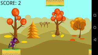 ninja jungle flip run - Screenshot 3