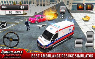 911 Ambulance City Rescue Game - Screenshot 3