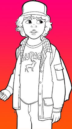 Stranger Things Coloring Book - Screenshot 3