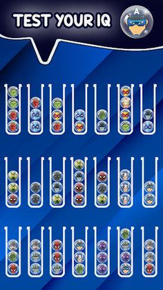 Superhero Sort Puzzle Game - Screenshot 4