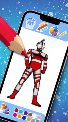 Ultraman Coloring Game - Screenshot 3