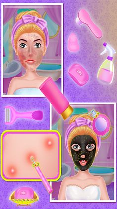 Magic Pink Princess Makeover - Screenshot 2