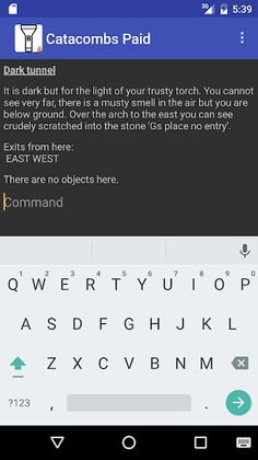 Catacombs Text Adventure Paid - Screenshot 3