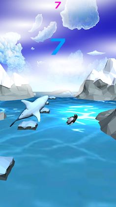 Shark VS Penguin Game - Screenshot 2