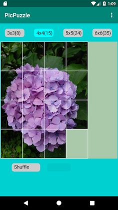 Picture slide puzzle - Screenshot 1